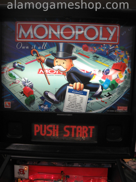 (image for) Monopoly pinball by Stern 2001