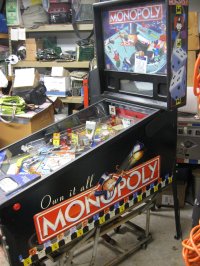 (image for) Monopoly pinball by Stern 2001