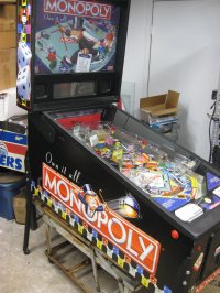 (image for) Monopoly pinball by Stern 2001