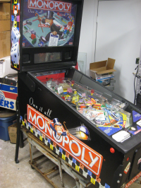 Monopoly pinball by Stern 2001