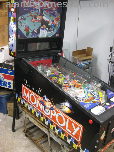 (image for) Monopoly pinball by Stern 2001