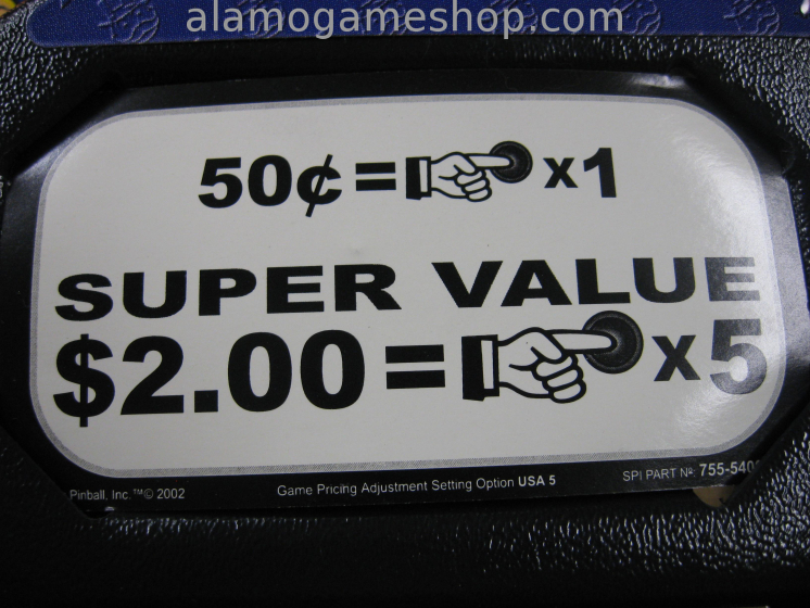 (image for) Monopoly pinball by Stern 2001