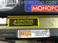 (image for) Monopoly pinball by Stern 2001