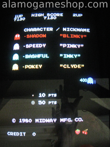 (image for) Pac-Man video game by Midway 1981