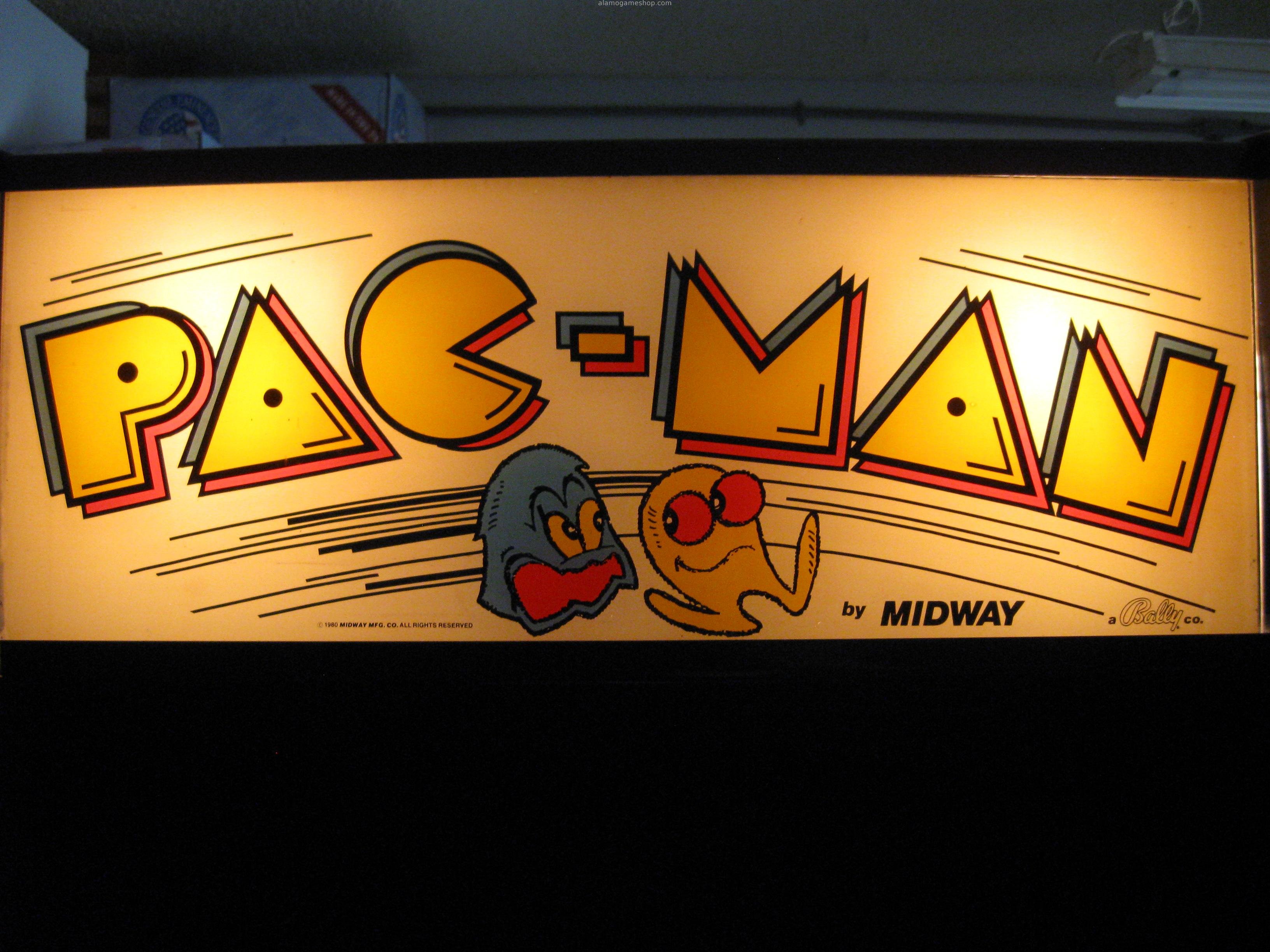 (image for) Pac-Man video game by Midway 1981