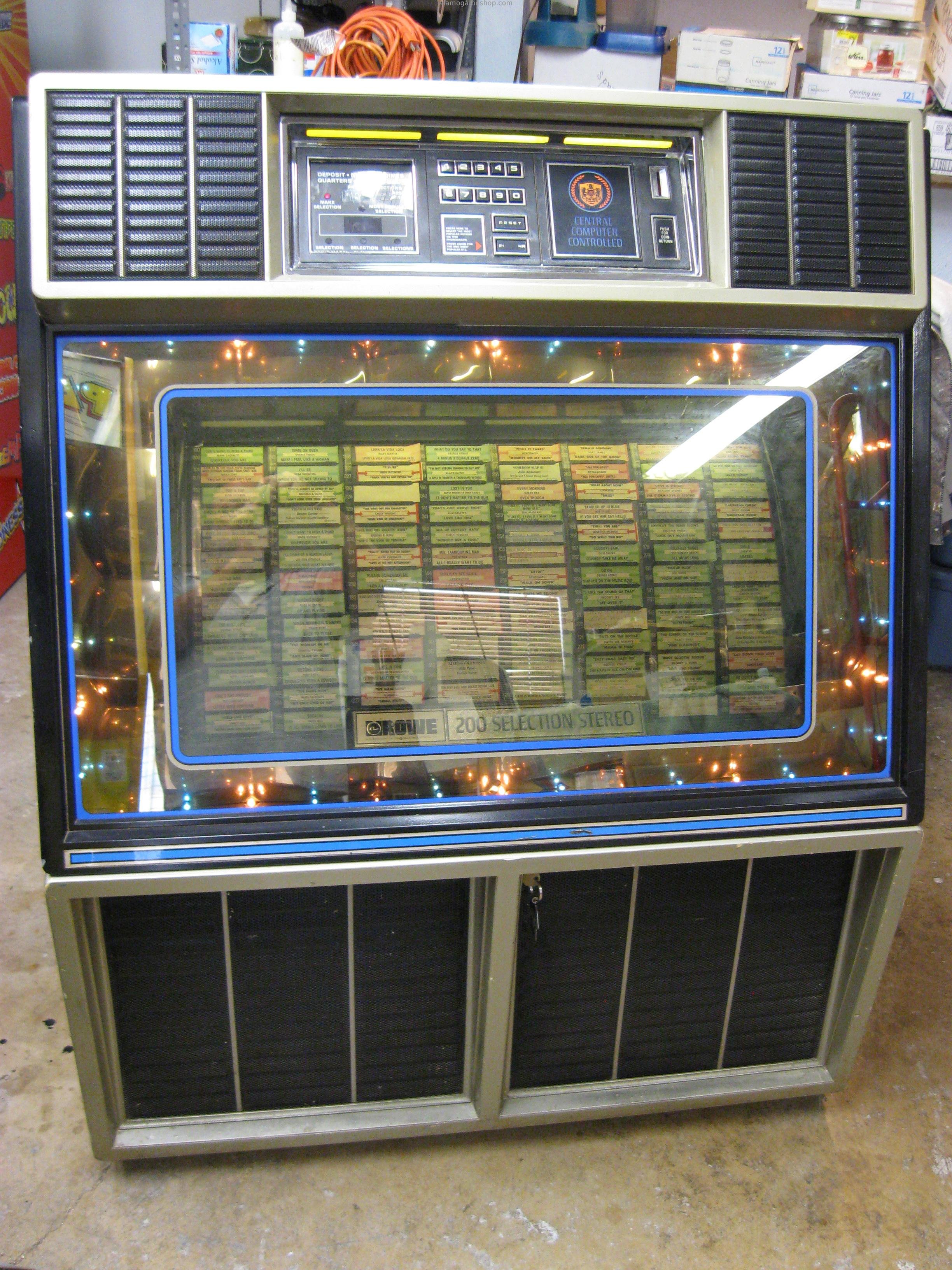 (image for) Rowe model R86 Jukebox 1982