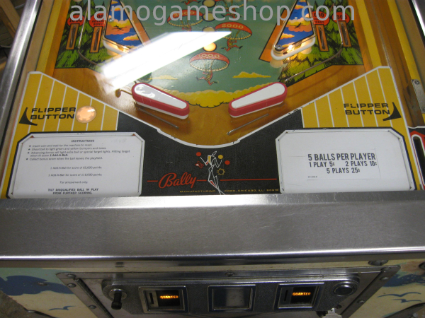 (image for) Sky Kings EM pinball by Bally 1973