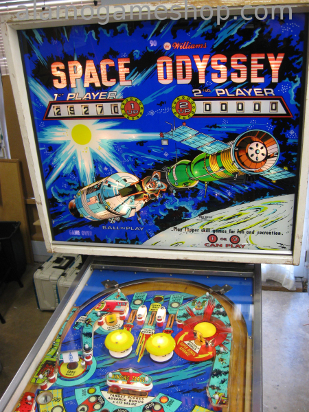 (image for) Space Odyssey pinball by Williams 1976