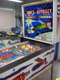 (image for) Space Odyssey pinball by Williams 1976