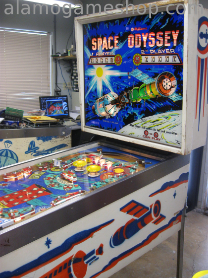 (image for) Space Odyssey pinball by Williams 1976