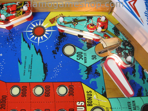 (image for) Space Odyssey pinball by Williams 1976