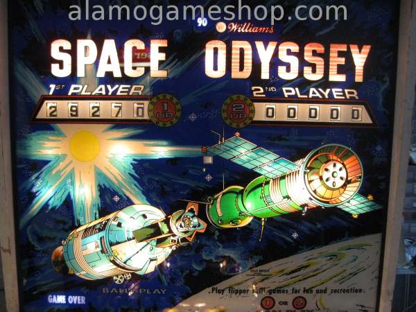 (image for) Space Odyssey pinball by Williams 1976