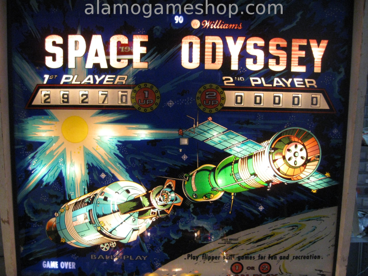 (image for) Space Odyssey pinball by Williams 1976
