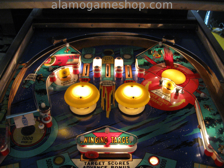 (image for) Space Odyssey pinball by Williams 1976