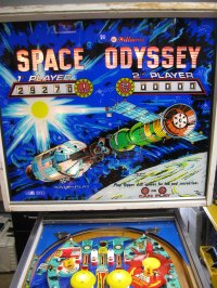 (image for) Space Odyssey pinball by Williams 1976