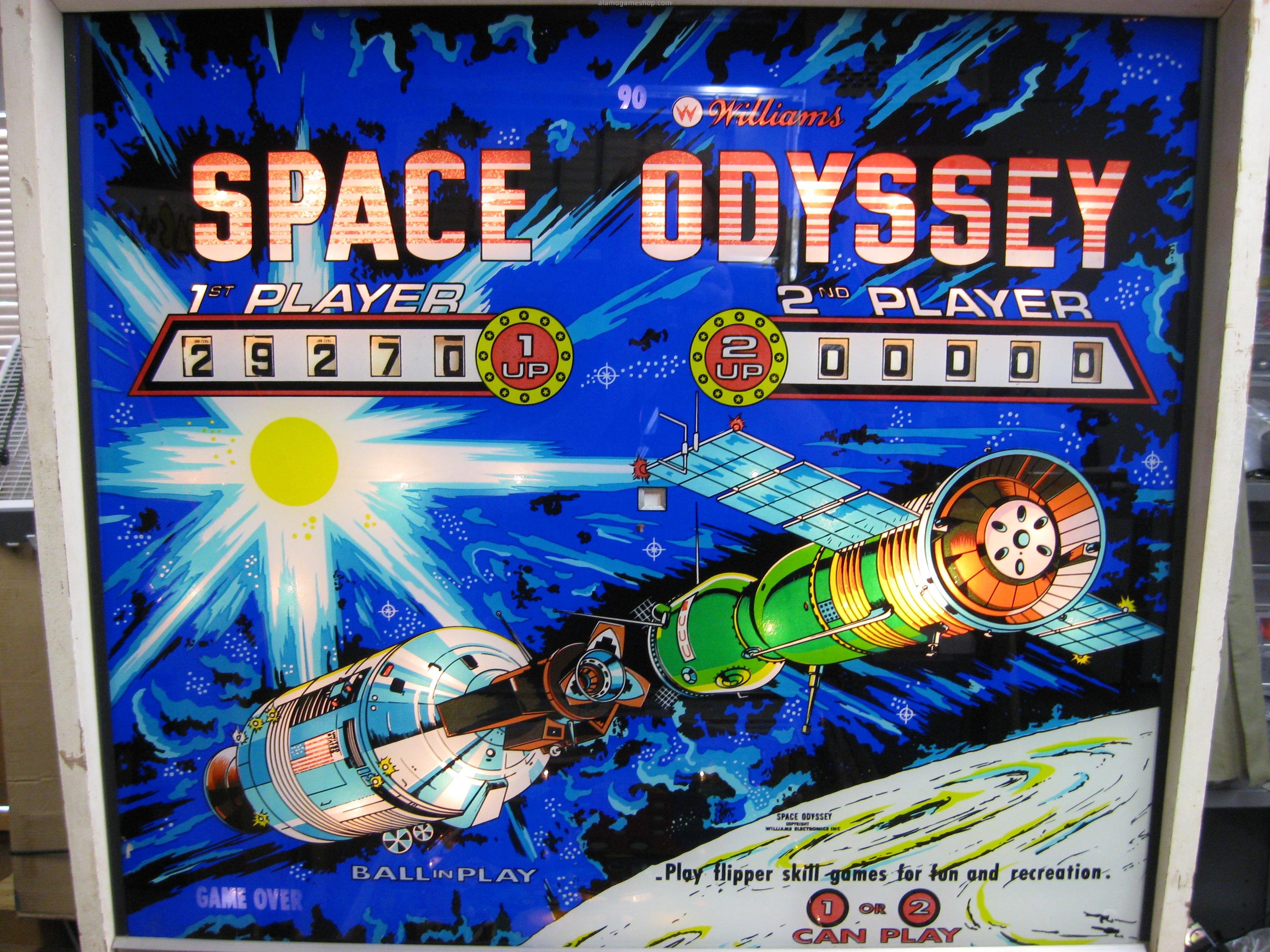 (image for) Space Odyssey pinball by Williams 1976