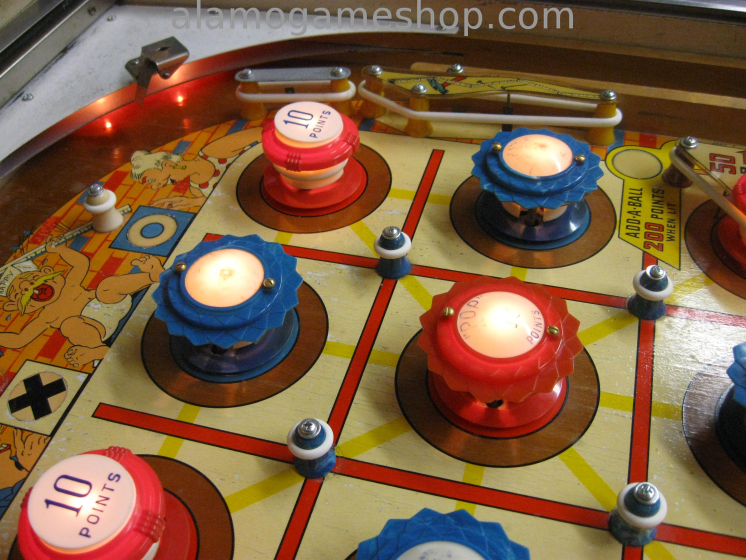 (image for) Square Head pinball by Gottlieb 1963