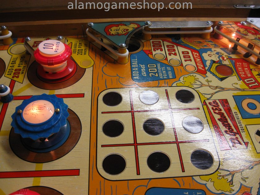 Square Head pinball by Gottlieb 1963 - Click Image to Close