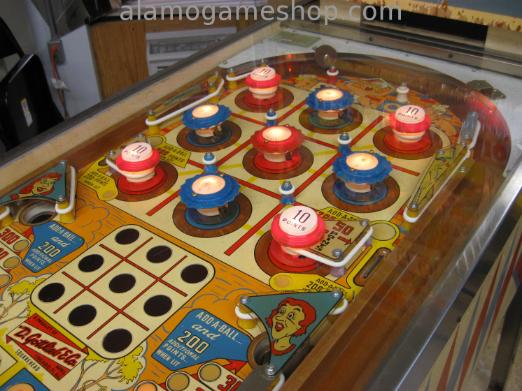 (image for) Square Head pinball by Gottlieb 1963