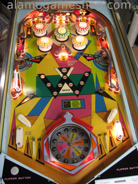 (image for) Suspense EM pinball by Williams 1969