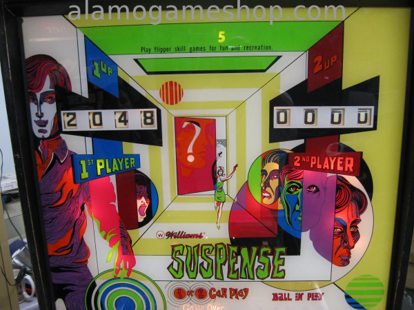 (image for) Suspense EM pinball by Williams 1969 - Click Image to Close