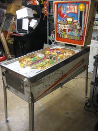 (image for) Flipper Clown pinball by Gottlieb 1962