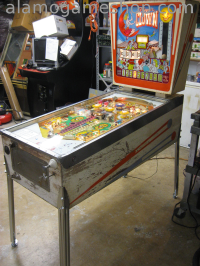 (image for) Flipper Clown pinball by Gottlieb 1962