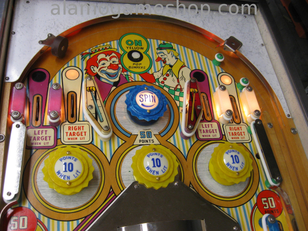 (image for) Flipper Clown pinball by Gottlieb 1962