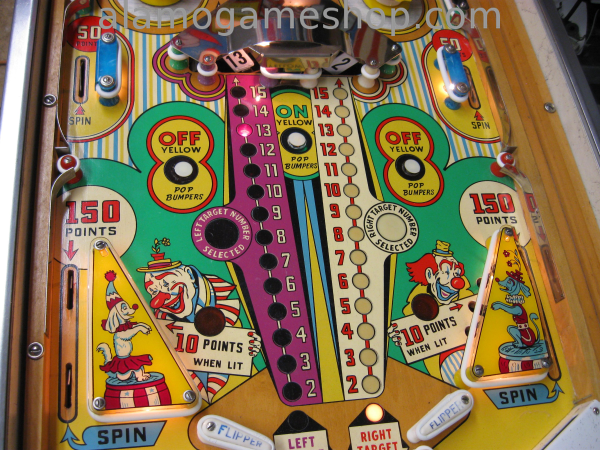 (image for) Flipper Clown pinball by Gottlieb 1962