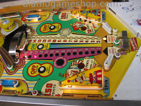 (image for) Flipper Clown pinball by Gottlieb 1962