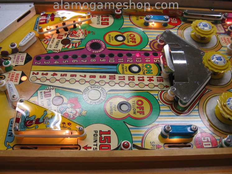 (image for) Flipper Clown pinball by Gottlieb 1962