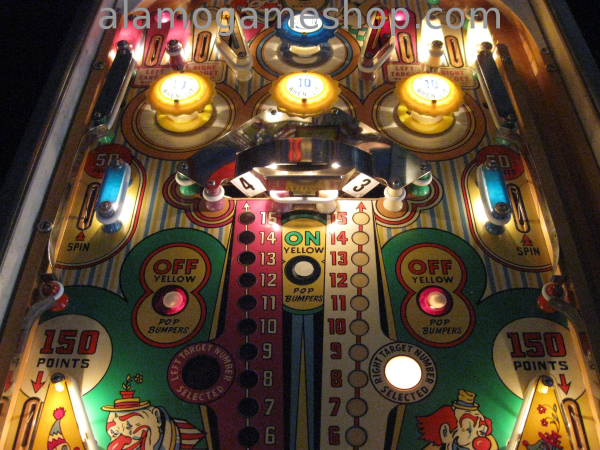 (image for) Flipper Clown pinball by Gottlieb 1962