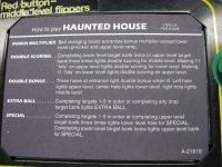 (image for) Haunted House pinball by Gottlieb 1982