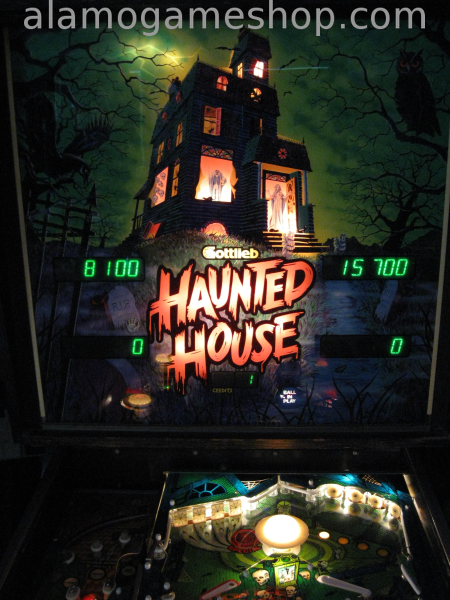 (image for) Haunted House pinball by Gottlieb 1982