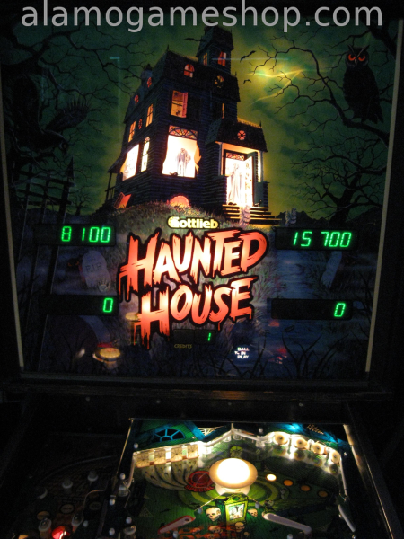 (image for) Haunted House pinball by Gottlieb 1982