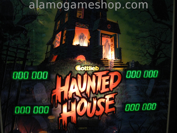 (image for) Haunted House pinball by Gottlieb 1982