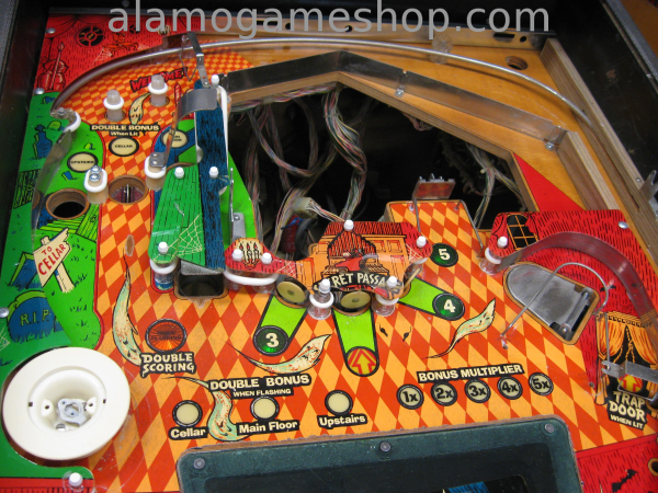 (image for) Haunted House pinball by Gottlieb 1982