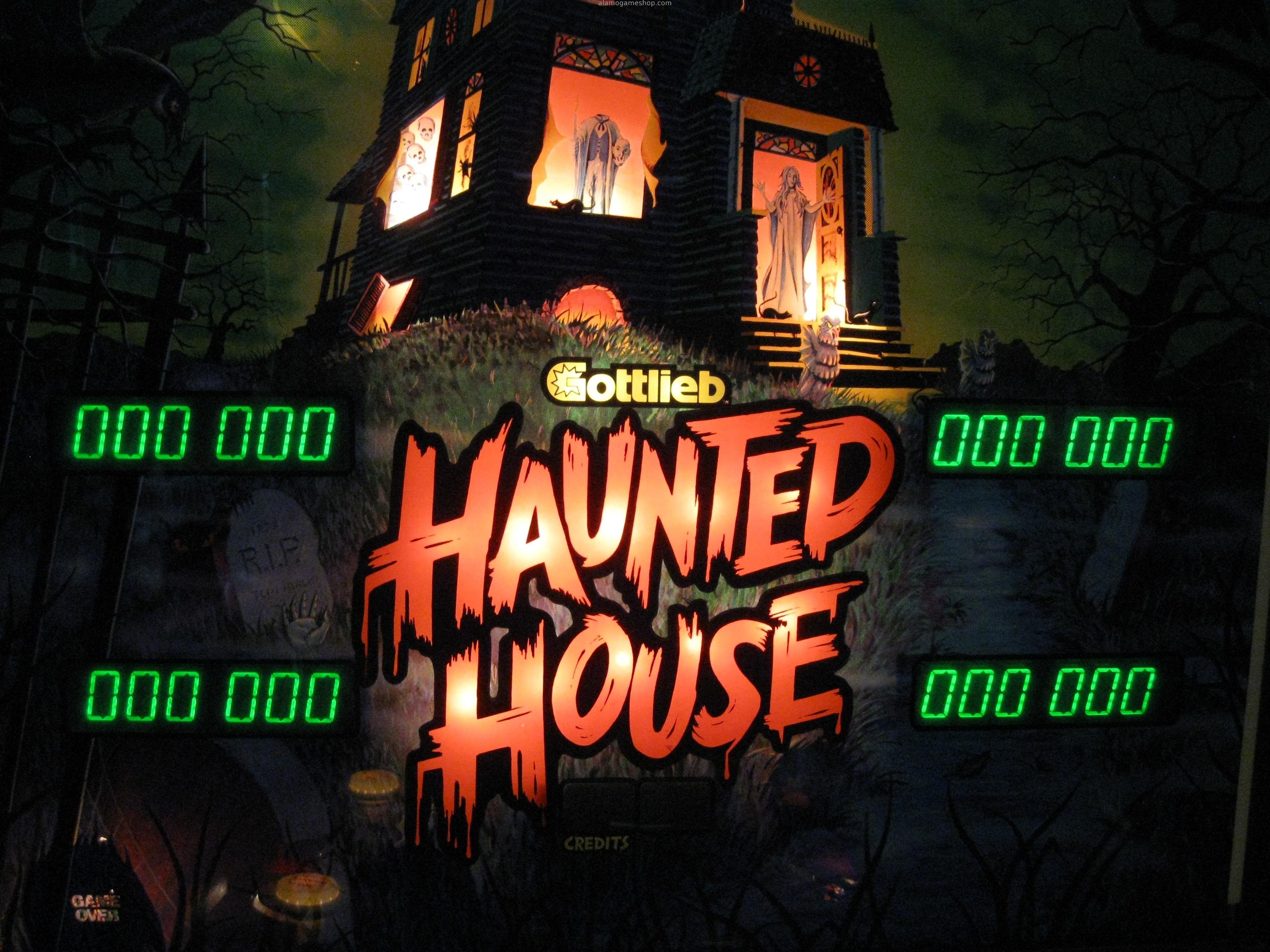 (image for) Haunted House pinball by Gottlieb 1982