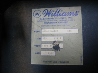 Millionaire pinball by Williams 1987