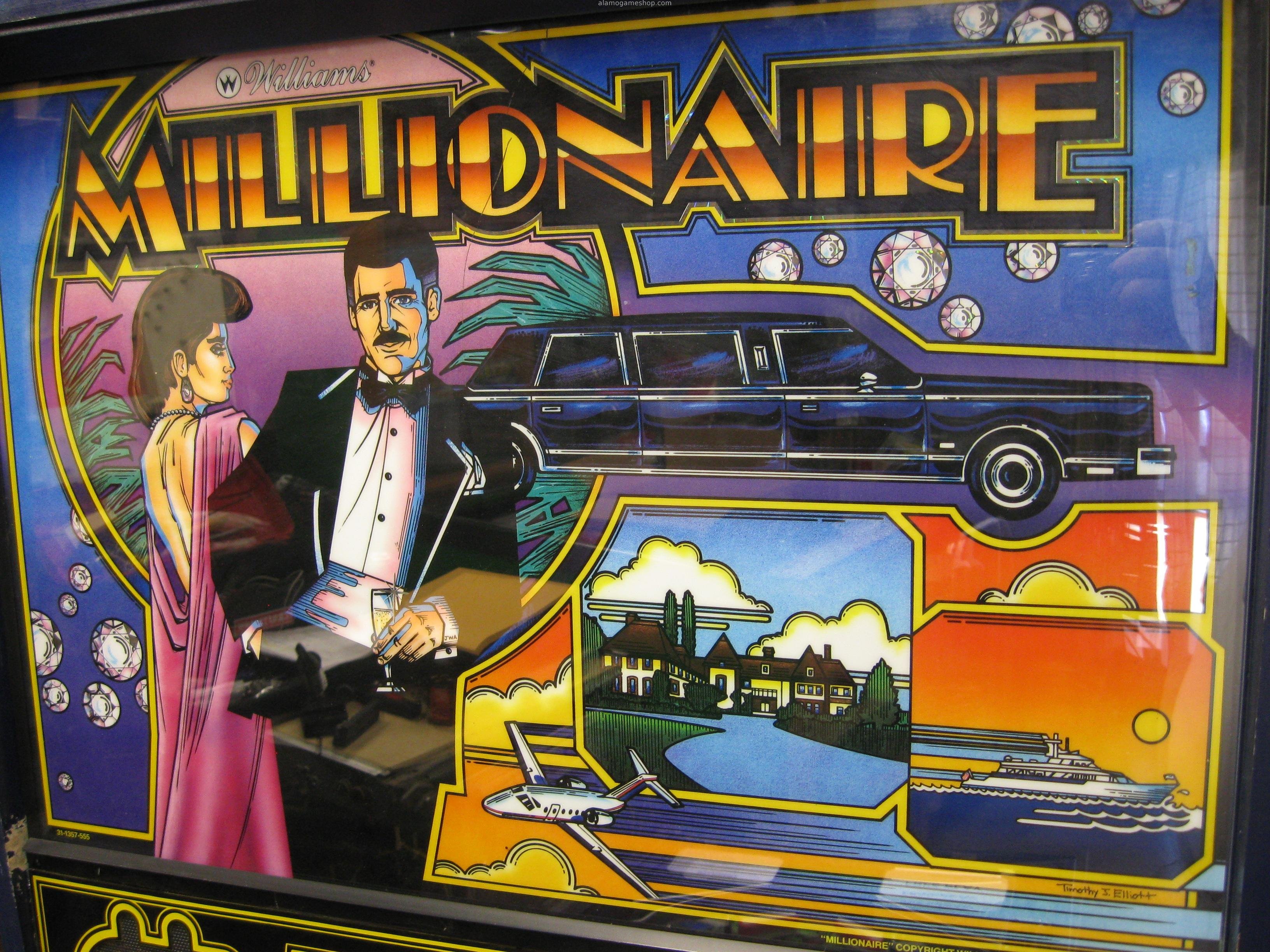 (image for) Millionaire pinball by Williams 1987