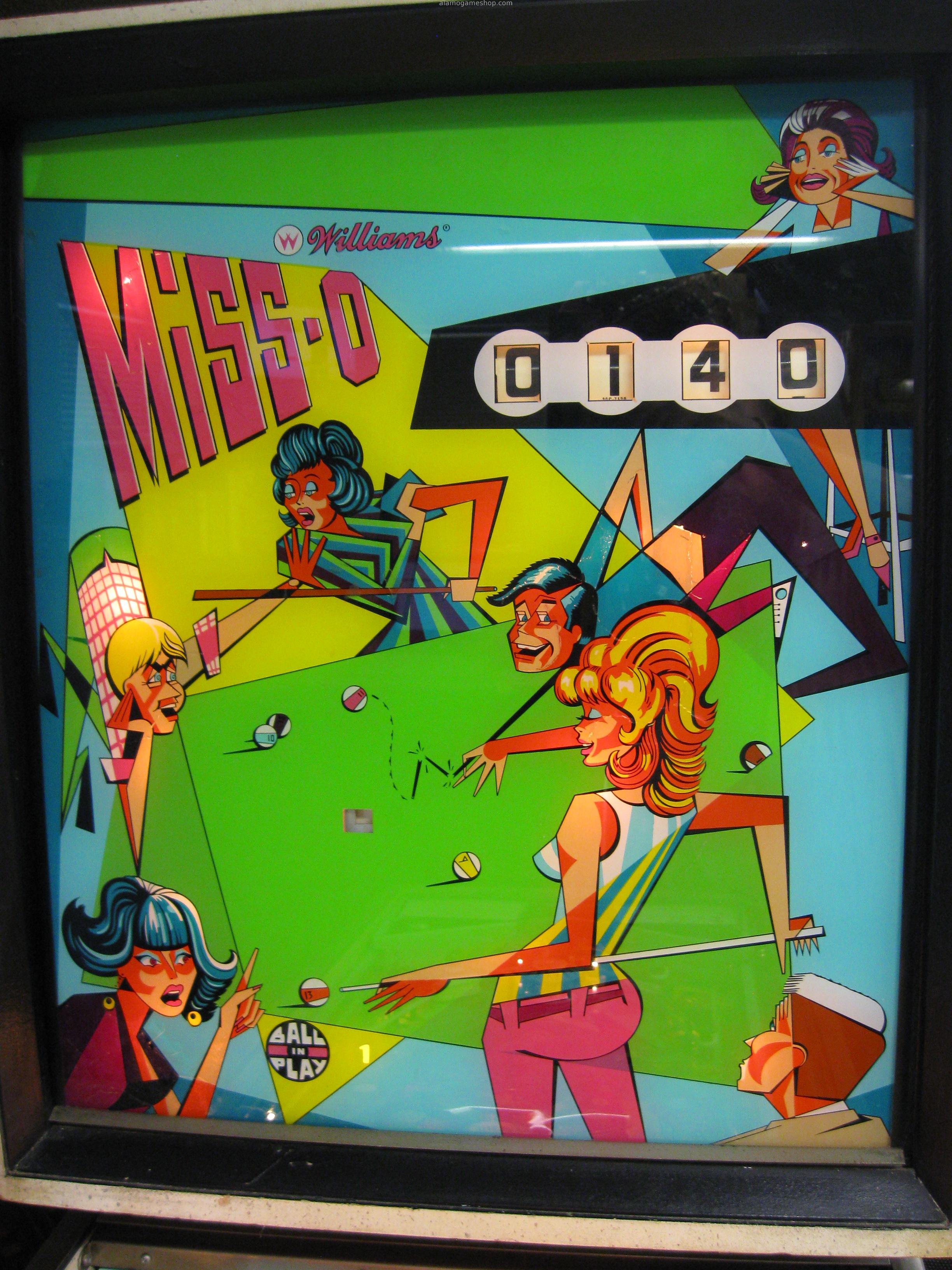 (image for) Miss-O EM pinball by Williams 1969