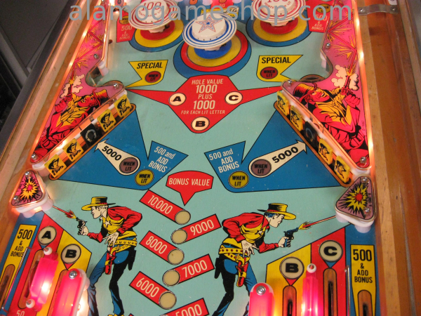 (image for) Quick Draw pinball by Gottlieb 1975