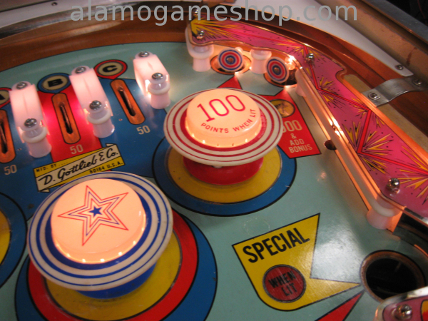 (image for) Quick Draw pinball by Gottlieb 1975