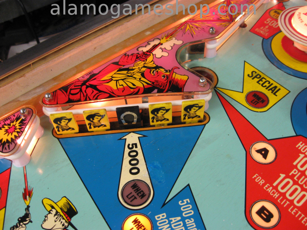 (image for) Quick Draw pinball by Gottlieb 1975