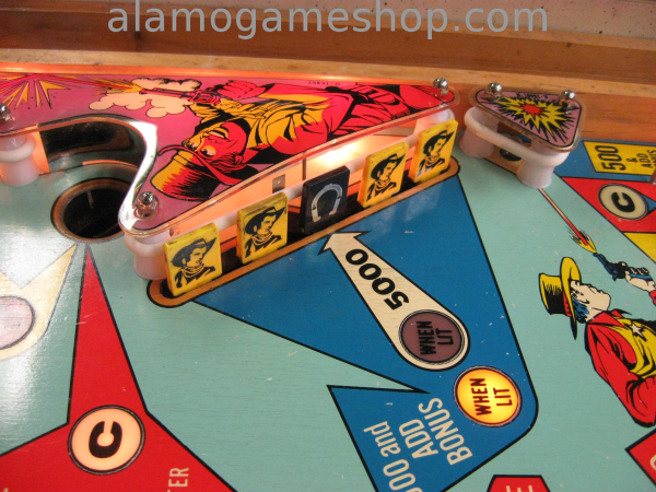 (image for) Quick Draw pinball by Gottlieb 1975