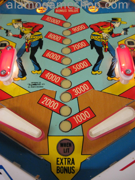 (image for) Quick Draw pinball by Gottlieb 1975