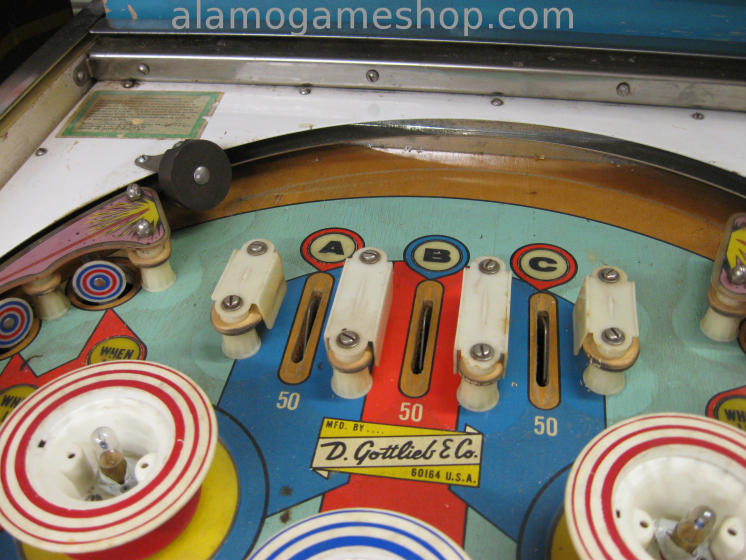 (image for) Quick Draw pinball by Gottlieb 1975