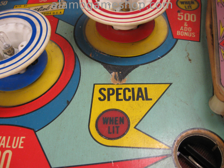 (image for) Quick Draw pinball by Gottlieb 1975