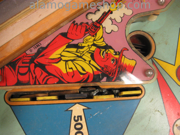 (image for) Quick Draw pinball by Gottlieb 1975