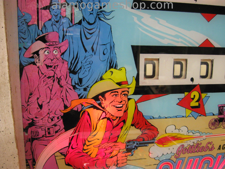(image for) Quick Draw pinball by Gottlieb 1975